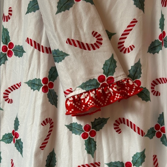 Cheeky Plum Red and White Kids Pajama Nightgown EUC! - Picture 3 of 4